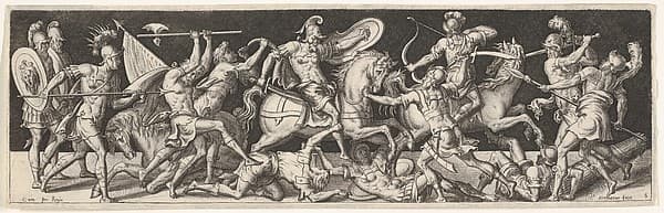 Plate from "Combats et Triomphes", by Etienne Delaune