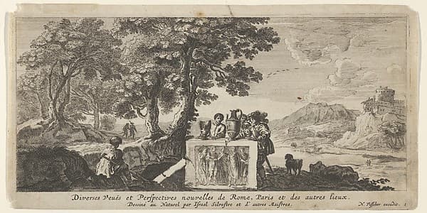 Nancy, from "Diverses Veue et Perspectives nouvelles de Rome, Paris et des autres lieux", by Israel Silvestre