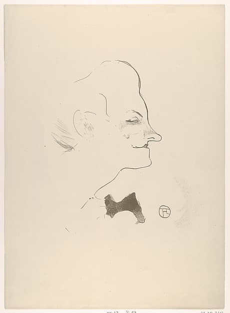 Yvette Guilbert (from Le Café Concert), by Henri de Toulouse-Lautrec