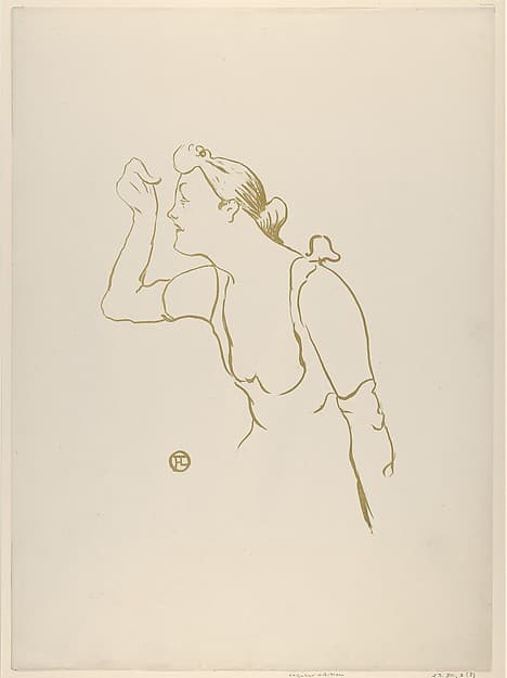 Paula Brébion (from Le Café Concert), by Henri de Toulouse-Lautrec
