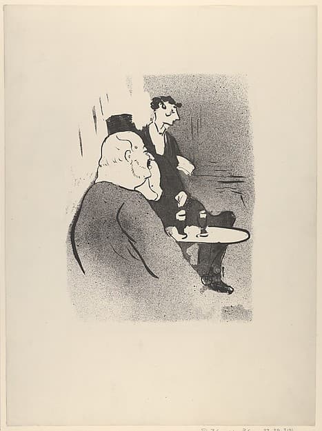 Ducarre at Les Ambassadeurs (from Le Café Concert), by Henri de Toulouse-Lautrec