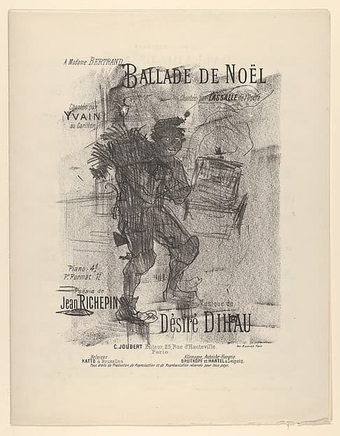 Ballade de Noël, by Henri de Toulouse-Lautrec