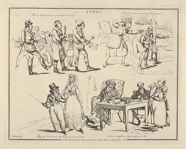 Songs: "Music hath power to melt the Soul...", by Henry Thomas Alken