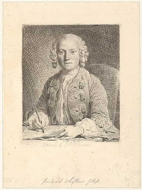 Self-Portrait, by Johann Gottlieb Glume