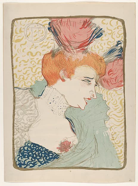 Portrait Bust of Mademoiselle Marcelle Lender, by Henri de Toulouse-Lautrec