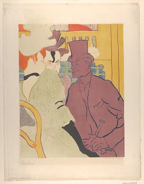 The Englishman at the Moulin Rouge, by Henri de Toulouse-Lautrec