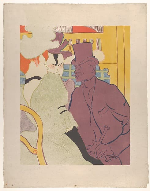 The Englishman at the Moulin Rouge, by Henri de Toulouse-Lautrec