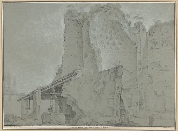 Temple of the Sun and the Moon in Rome, by Jean Barbault