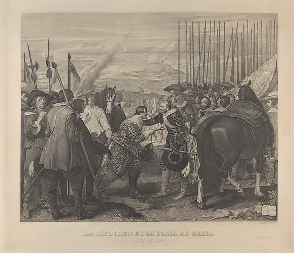 The Surrender at Breda or 'Las Lanzas' (The Lances), after Velázquez, by Bartolomé Maura