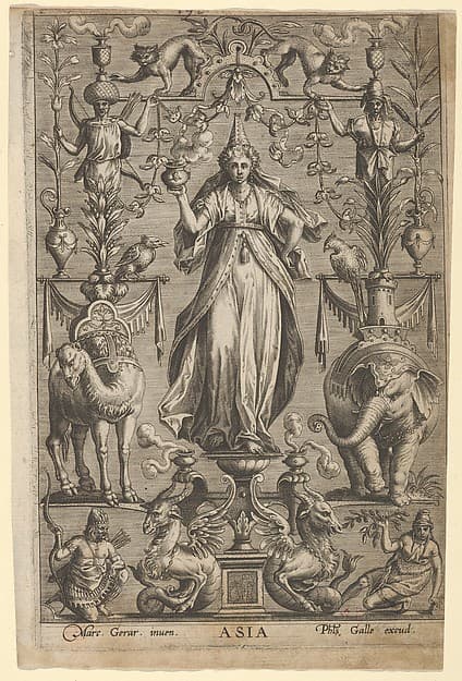 Allegory of Asia, from "The Four Continents", by Marcus Gheeraerts the Elder