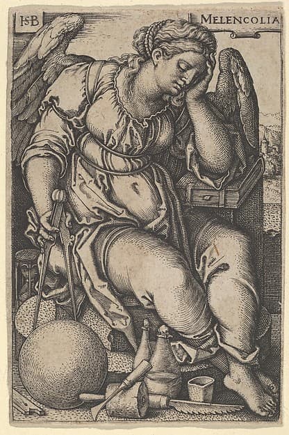 Melancholia, by Sebald Beham