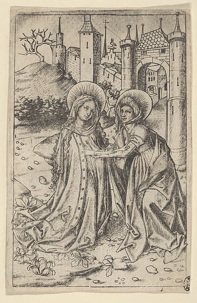 The Visitation, by Master ES