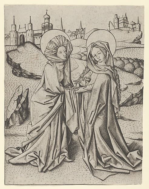 The Visitation, by Master ES