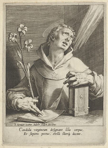 Saint Dominic, by Johann Sadeler I