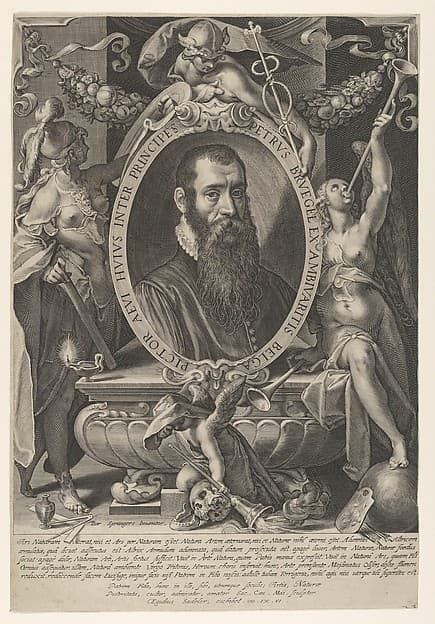 Portrait of Pieter Breughel the Younger, by Aegidius Sadeler II