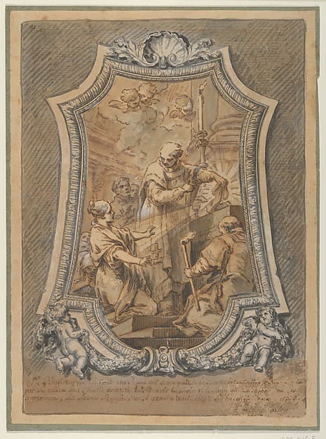 The Mass of St. Gregory, by Carle (Charles André) Vanloo