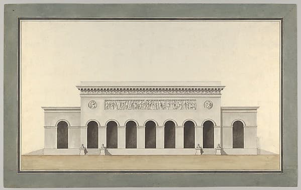 Project for a Public Monument, by Alexandre Théodore Brongniart