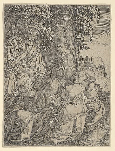 The Monk and the Nun, by Heinrich Aldegrever