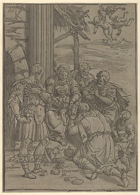 The Adoration of the Magi, by Andrea Andreani