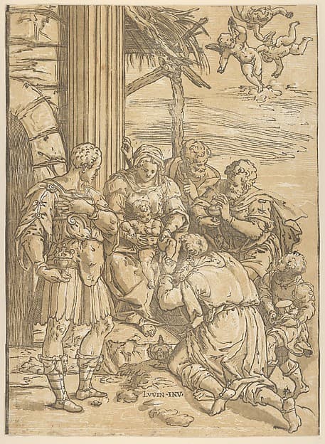 Adoration of the Magi, by Andrea Andreani