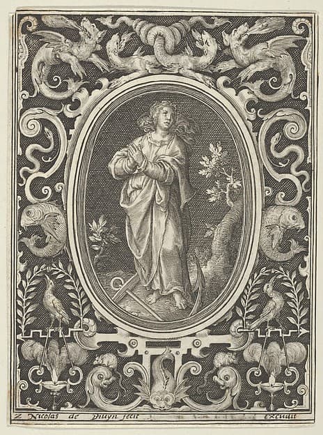 Hope, from the Cardinal Virtues, by Nicolaes de Bruyn