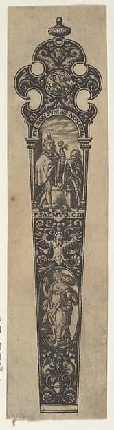 Design for a Knife Handle with a Memento Mori, by Johann Theodor de Bry