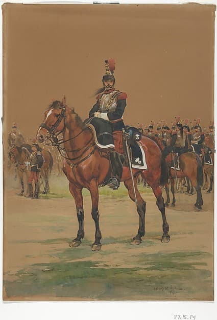 French Cuirassier, by Edouard Detaille
