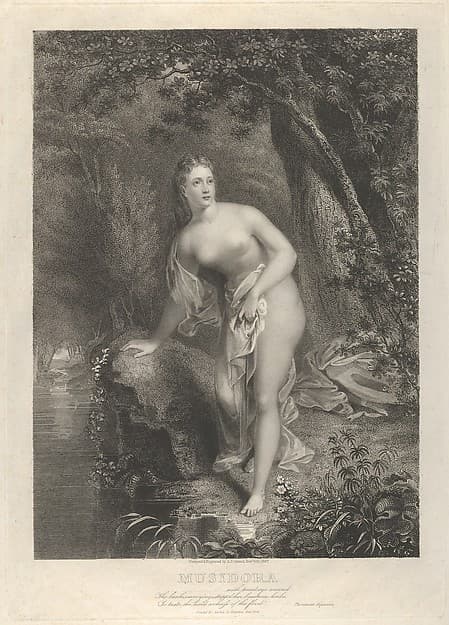Musidora, by Asher Brown Durand