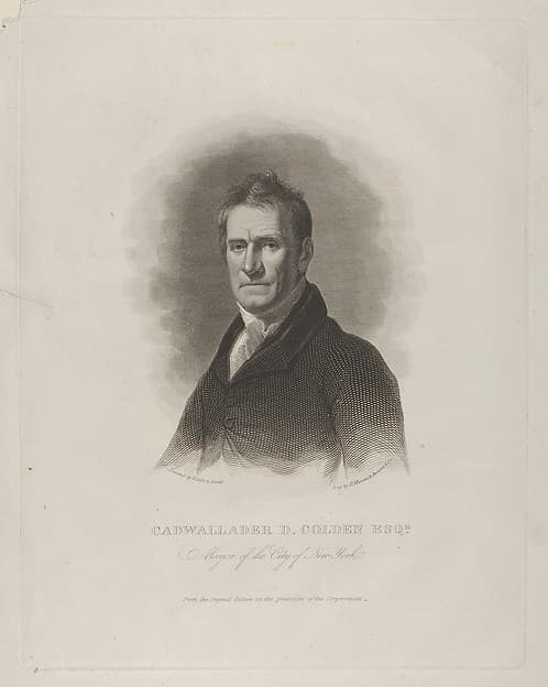 Cadwallader David Colden, Mayor of New York City, by Asher Brown Durand