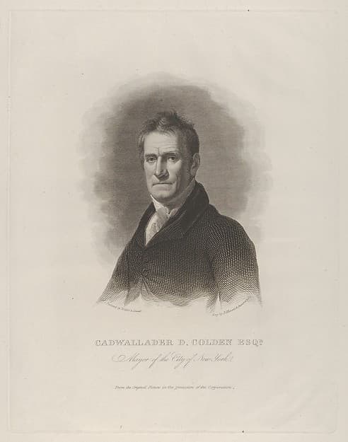 Cadwallader David Colden, Mayor of New York City, by Asher Brown Durand
