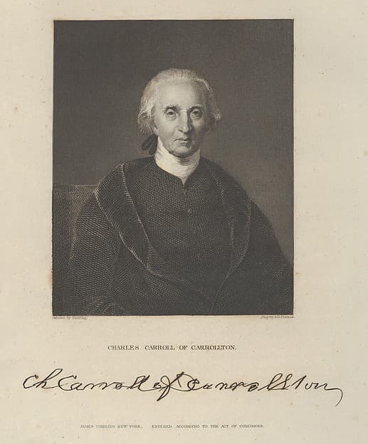 Charles Carroll of Carrollton, by Asher Brown Durand