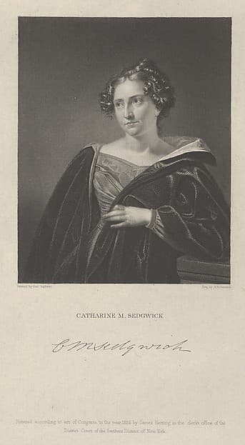 Catherine Maria Sedgwick, by Asher Brown Durand