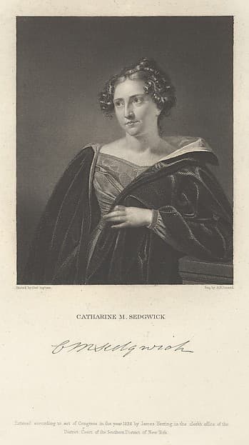 Catherine Maria Sedgwick, by Asher Brown Durand