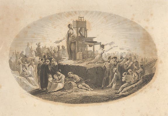 Certificate of Bible Society, by Asher Brown Durand