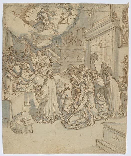 Allegory of the Death of a Religious Man, by Frans Francken II