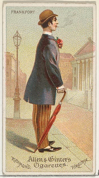 Frankfurt, from World's Dudes series (N31) for Allen & Ginter Cigarettes, by Allen & Ginter