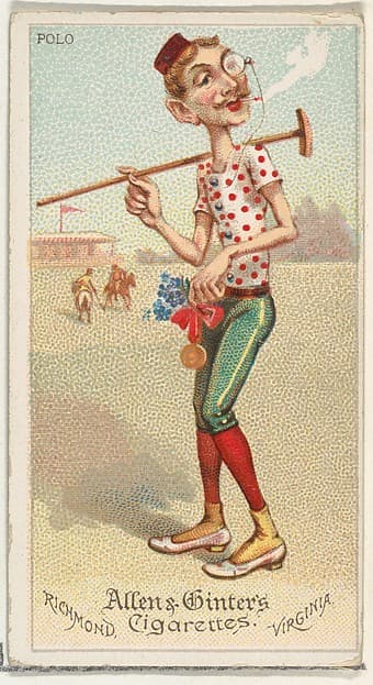 Polo, from World's Dudes series (N31) for Allen & Ginter Cigarettes, by Allen & Ginter