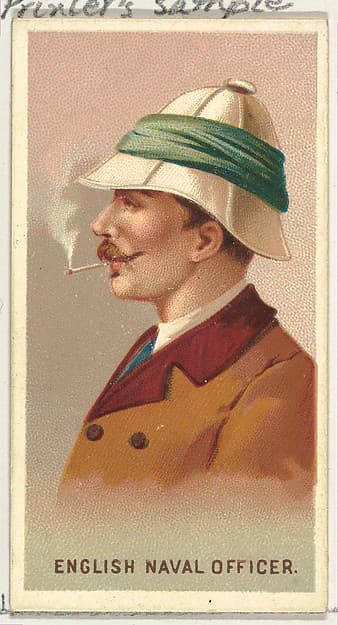 English Naval Officer, from World's Smokers series (N33) for Allen & Ginter Cigarettes, by Allen & Ginter