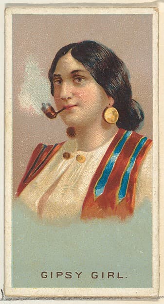 Gypsy Girl, from World's Smokers series (N33) for Allen & Ginter Cigarettes, by Allen & Ginter