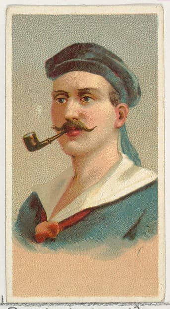 Sailor, printer's sample from World's Smokers series (N33) for Allen & Ginter Cigarettes, by Allen & Ginter
