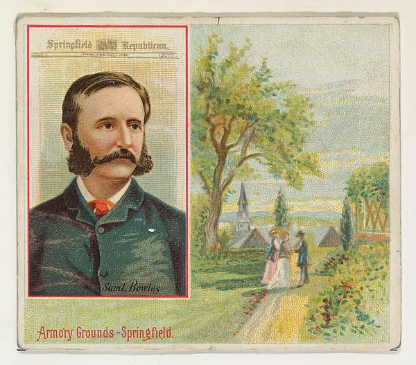 Samuel Bowles, Springfield Republican, from the American Editors series (N35) for Allen & Ginter Cigarettes, by Allen & Ginter