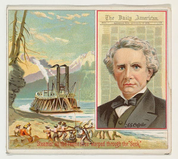 A.S. Colyar, The Nashville Daily American, from the American Editors series (N35) for Allen & Ginter Cigarettes, by Allen & Ginter