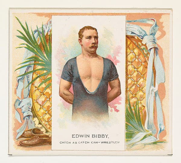 Edwin Bibby, Catch as Catch Can- Wrestler, from World's Champions, Second Series (N43) for Allen & Ginter Cigarettes, by Allen & Ginter