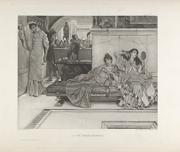 At the Shrine of Venus, by Sir Lawrence Alma-Tadema