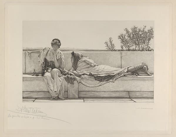 Pleading, by Sir Lawrence Alma-Tadema
