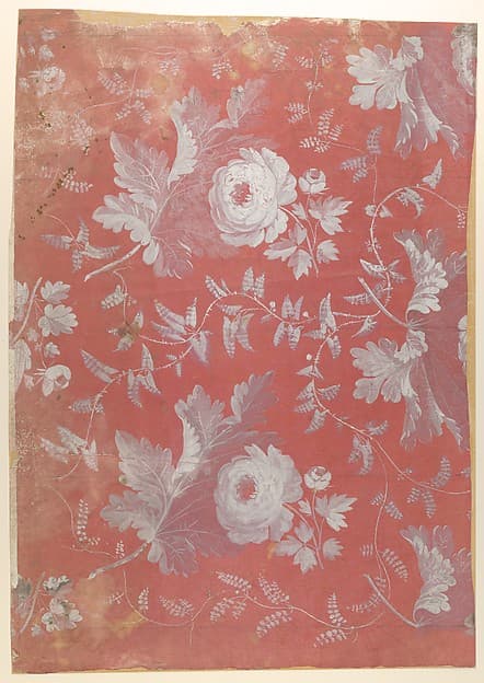 Design for Patterned Silk, by Jean François Bony