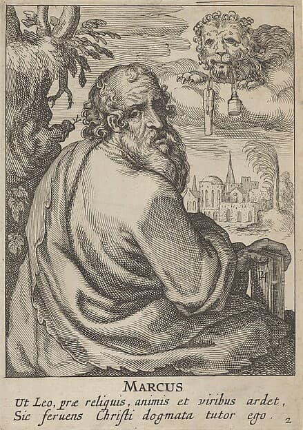 Mark, from The Four Evangelists, by Pieter Feddes van Harlingen
