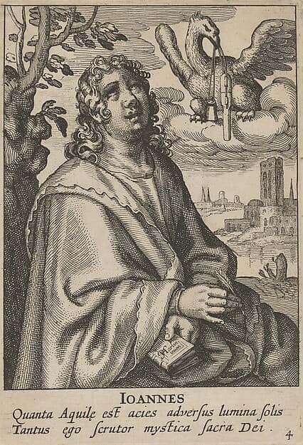 John, from The Four Evangelists, by Pieter Feddes van Harlingen
