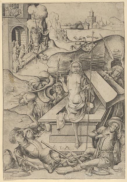 The Resurrection, by Israhel van Meckenem