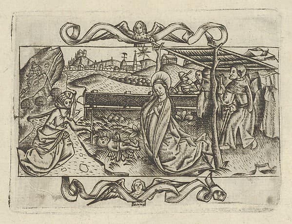 The Nativity, by Israhel van Meckenem